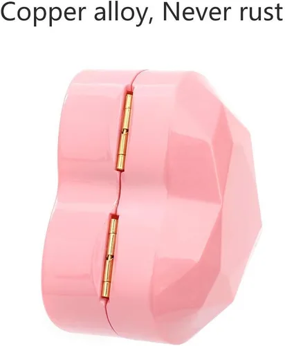 Vista 4 de Caja de anillo con forma de corazón con luz LED, soporte de terciopelo, organizador de cofre de joyería, aretes, caja de presentación de joyas