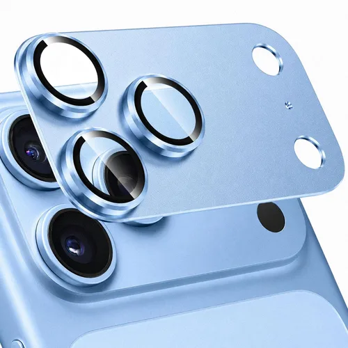 Vista 98 de Protector de Lente de Cámara para iPhone 14 / iPhone 14 Plus Película de Cubierta de Cámara de Metal, Vidrio Templado 9H, Antiarañazos, Compatible