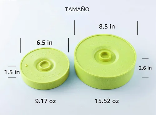 Vista 5 de Calentador de Tortillas - Servidor de Tortillas - Mantenedor de Panqueques - Una combinación grande y una pequeña - Contenedor de Alimentos