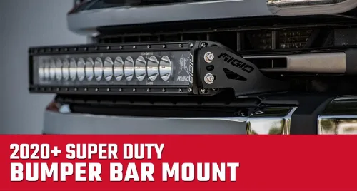 Vista 2 de Rigid 46732 Soporte de barra de luz para parachoques compatible con Ford SUPERDUTY 2020+ compatible con todas las barras de luz RIGID Industries
