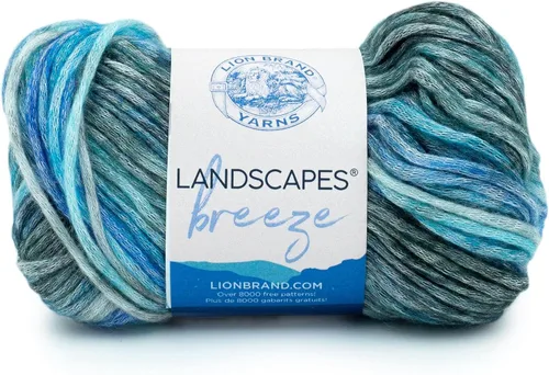 Vista 12 de Lion Brand Yarn Landscapes Breeze Hilo, Bay