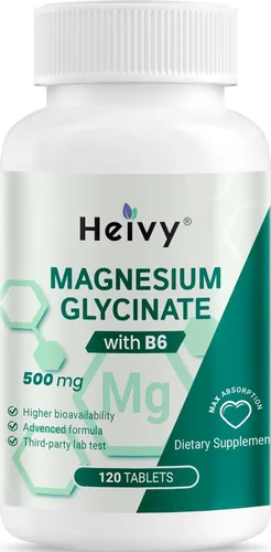 Vista 9 de Heivy Suplemento calmante para niños, contiene glicinato de magnesio y vitamina B6, ayuda a los niños a calmar y relajarse, calmar la mente