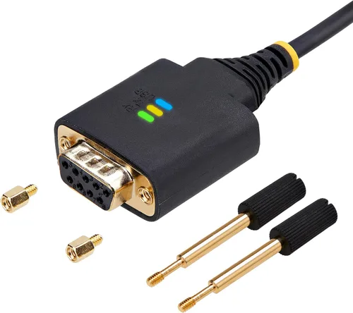 Vista 10 de StarTech Cable adaptador serie USB a módem nulo de 1 pie (1P1FFCN-USB-SERIAL)
