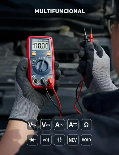 Vista 2 de AstroAI DM130B Multimeter, 4000 Counts, Auto-Ranging, Capacitance Testing