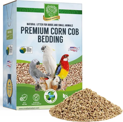 Vista 7 de Small Pet Select - Ropa de cama y arena para mazorcas de maíz, 100% natural, 6 libras