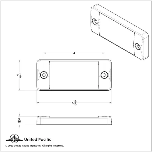 Vista 7 de United Pacific 110805 Luz de marcador lateral trasera, LED, rojo, para Ford Bronco 1970 1977