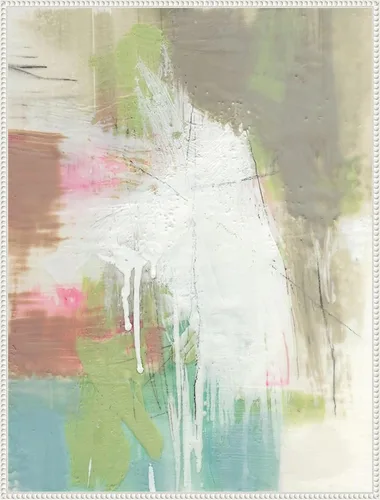 Vista 11 de Amanti Art Framed Canvas Wall Art 24x18 Retro Splash I by Jennifer Goldberger, Framed Wall Art Canvas, Abstract Artwork, Traditional Decor, Medium