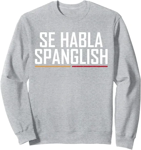Vista 3 de Sudadera española Se habla de España, Negro, S