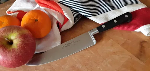 Vista 2 de Cuchillo de pan IDEAL de 8 pulgadas, fabricado en Thiers Francia desde 1885
