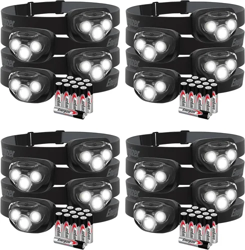 Vista 17 de Energizer Linterna frontal LED PRO (paquete de 2), linternas frontales resistentes al agua IPX4, linterna frontal de alto rendimiento