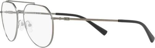 Vista 3 de AX ARMANI EXCHANGE Men's Ax1029 Aviator Prescription Eyeglass Frames