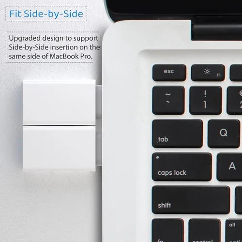 Vista 5 de Adaptador USB C a USB 1, adaptador USB-C macho a USB 3.0 hembra para MacBook Pro 2021/2020 iMac iPad Pro/mini 6 Pixel 6 5 4 xl USB C cargador