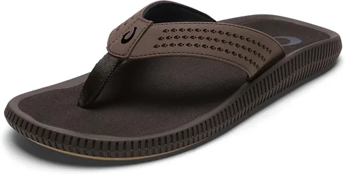 Vista 14 de OLUKAI Ulele Sandalias - Hombre Ceniza/Ceniza
