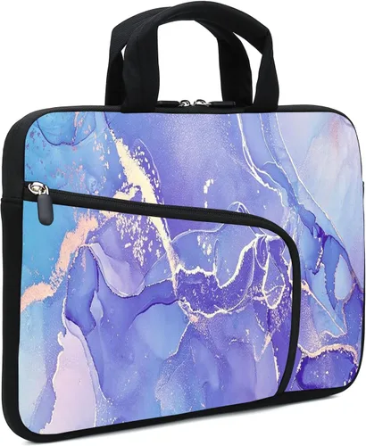 Vista 17 de Funda para portátil de 11.6" 12.2 pulgadas para Chromebook, Ultrabook, portátil, tableta de neopreno con asa para hombres y mujeres, dos bolsillos