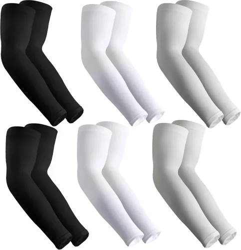 Vista 12 de HEGCOIIE Mangas de protección solar UV para hombres y mujeres, cubierta de tatuajes, manga de enfriamiento UPF 50 para golf, ciclismo