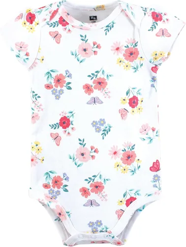 Vista 482 de Hudson Baby baby-girls Cotton Bodysuits 3-pack