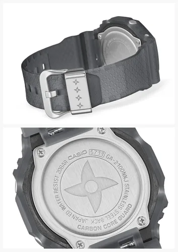 Vista 4 de Casio G-Shock GA-2100NNJ-8AJR Ninja Diseño Motivo Modelo Japón Importación Nuevo, Reloj