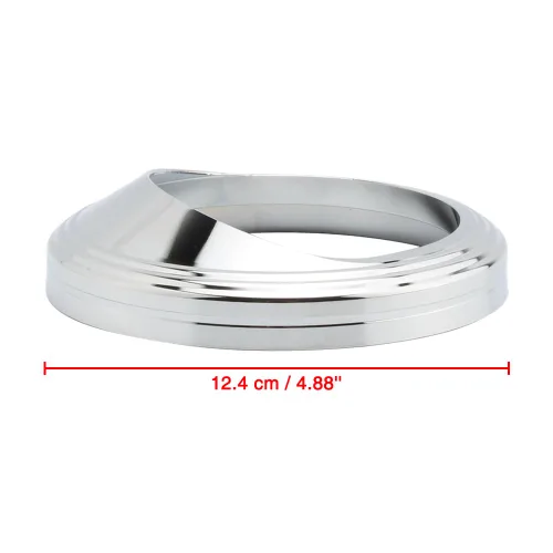 Vista 4 de Dreamseek Velocímetro de 5 pulgadas, anillo de ajuste cromado, bisel de calibre de velocidad con cubierta de visera compatible con Harley Touring