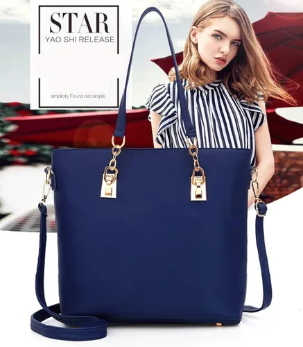 Vista 2 de Conjunto de 6 bolsas de hombro impermeables con asa superior para mujer