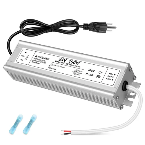 Vista 11 de Fuente de alimentación LED de 24 V, controlador LED de 3.3A 80 W impermeable IP67, convertidor de fuente de alimentación de 90-265 V CA a 24 V CC