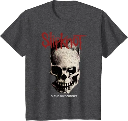 Vista 81 de Slipknot Tribal Calavera playera, niños 12, Rojo