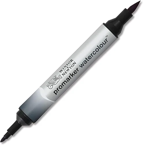 Vista 31 de Winsor & Newton ProMarker - Marcador de acuarela, tono carmesí Alizarin