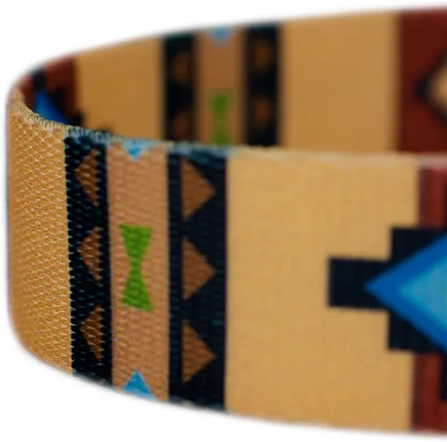Vista 4 de Country Brook Design® Correa para perro Native Arizona de 1 pulgada - 6 pies Arizona nativa