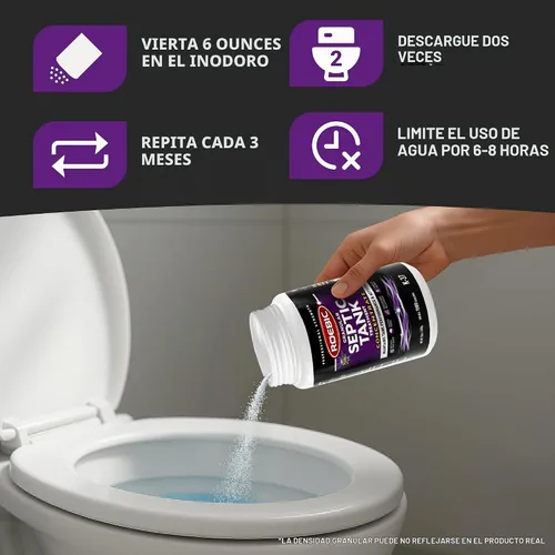 Vista 3 de Roebic K-37 Tratamiento granular del tanque séptico, 12 oz