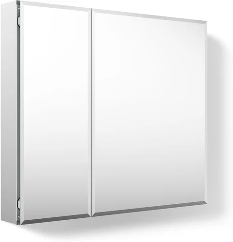 Vista 17 de Kohler CB-CLC2026FS - Espejo Botiquín de Baño sin Marco, Puerta Individual, Marco Rectangular de Borde Biselado, Espejo de Gabinete de Baño