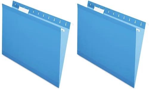 Vista 84 de Pendaflex carpetas de archivos colgantes reforzadas, Negro
