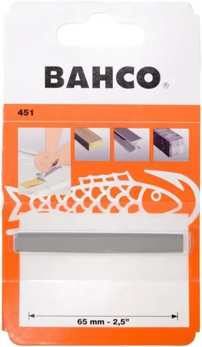 Vista 4 de Bahco Cuchilla raspadora de repuesto para servicio pesado de 2-1/2 pulgadas #451, 0, plata