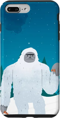 Vista 9 de Funda criptozoológica criptozoológica criptozoológica para iPhone 15 Bigfoot Fish Yeti Sasquatch