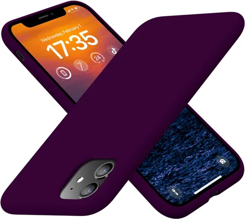 Vista 13 de Funda compatible con iPhone 11, silicona [forro de microfibra suave antiarañazos] [delgada a prueba de golpes] Funda mejorada para teléfono 11