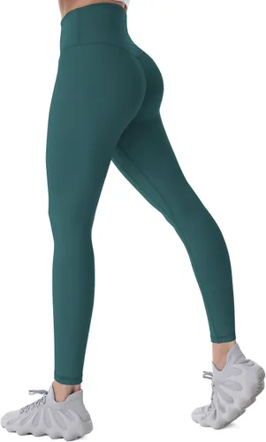 Vista 27 de Sunzel - Leggings de entrenamiento para mujer con cintura alta y control de abdomen Negro