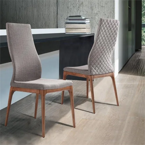 Vista 2 de Armen Living Silla de comedor Parker, gris