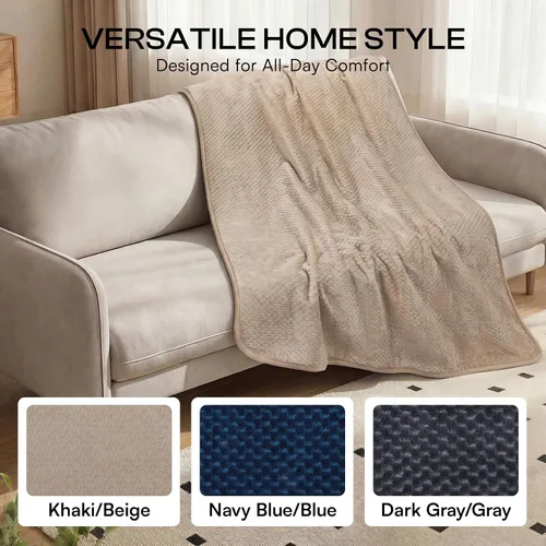 Vista 4 de Luciphia Manta impermeable para perro, manta reversible lavable para Beige