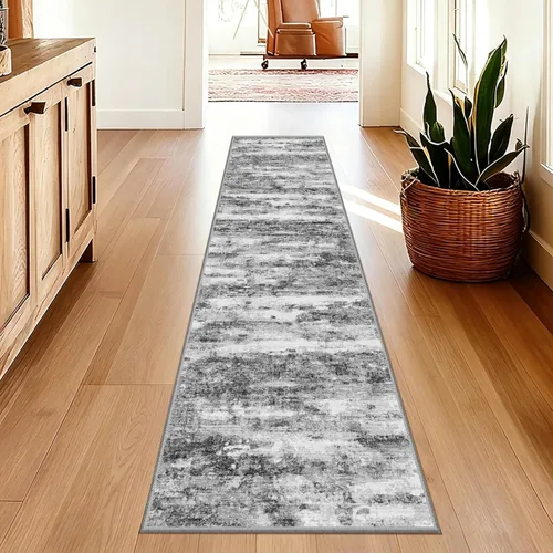 Vista 14 de Alfombra de pasillo lavables de 2 x 5, moderna alfombra abstracta para corredor, alfombra de pasillo de cocina ultrafina con respaldo