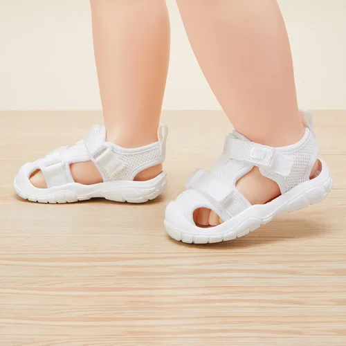 Vista 2 de BMCiTYBM Sandalias de verano con punta cerrada para bebé, niño, niña, zapatos ligeros, antideslizantes, para primeros pasos, 6, 9, 12, 18, 24 meses