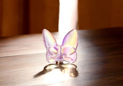 Vista 2 de DUQGUHO Regalos de mariposa decoración mariposas figuras de cristal de cristal volador animal coleccionable escritorio hogar dormitorio oficina