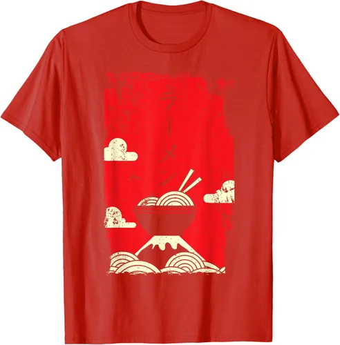 Vista 90 de Ramen Noodles Camiseta de arte japonés, Negro