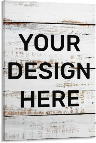 Vista 8 de Lienzo enmarcado con cita personalizada, lienzo motivacional positivo, arte de pared, crea tus propias imágenes, póster personalizado para sala