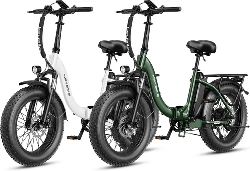 Vista 24 de Heybike Ranger 2.0 Folding Electric Bike for Adults, 1400W Peak Motor Ebike