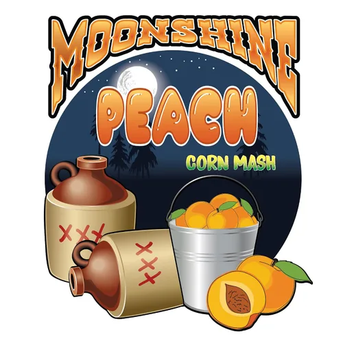 Vista 3 de Tapcraft - Kit de recetas de puré de melocotón Moonshine - Haz tu propio brillo de luna de melocotón en casa - Grandes ideas de regalos