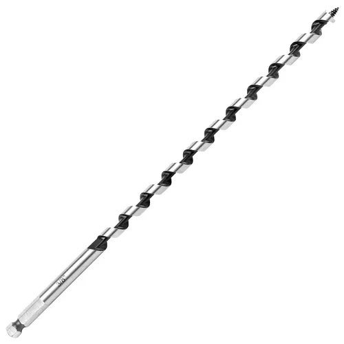 Vista 31 de Broca de taladro de 1-1/2 pulgadas x 9 pulgadas para madera, vástago hexagonal de 1-1/2 pulgadas, broca larga para madera suave y dura, plástico