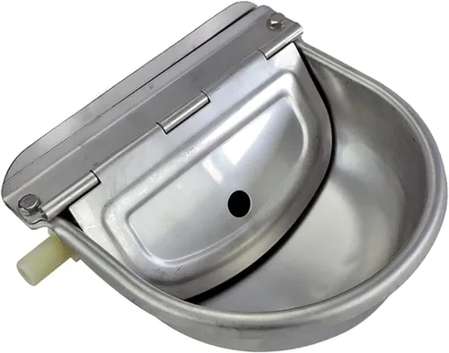 Vista 9 de Cuenco automático de agua potable de vaca, acero inoxidable 304 para caballos, cabra, cerdo, perro, con válvula de flotador de 1/2