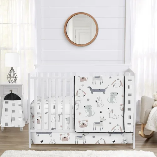 Vista 10 de Sweet Jojo Designs Acuarela dinosaurio dinosaurio bebé niño cuna juego de ropa de cama bebé cuarto manta sábana bajera falda pañal apilador 4p verde