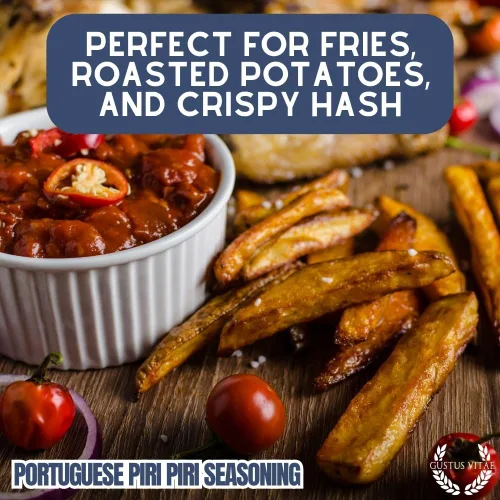 Vista 7 de Condimento portugués Piri Piri Fire Todo natural Sin OMG 1.8 oz (51 g) Mezcla de especias gourmet Lote pequeño Masaje artesanal