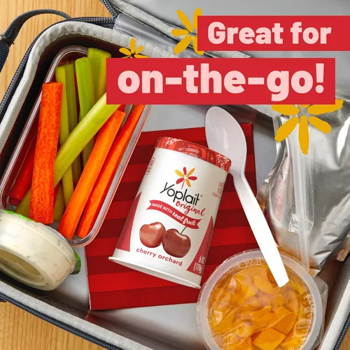 Vista 6 de Yoplait Original Yogur Bajo en Grasa Sabor Huerto de Cerezas, Hecho con Fruta Real, 6 oz