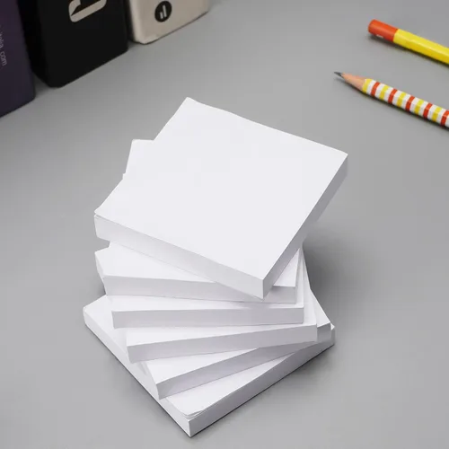 Vista 5 de Notas adhesivas blancas 6 blocs de 3 x 3 pulgadas, 100 hojas/bloc de notas autoadhesivas 600 hojas en total