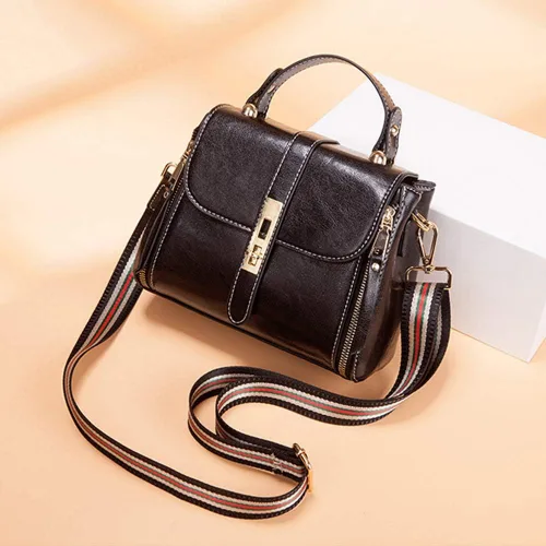 Vista 2 de Bolso cruzado para mujer, de piel suave, impermeable, a la moda, pequeño